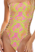 Luli Fama Born To Be Wild One Shoulder Lace Up Body Suit